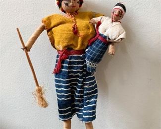 $15 - Ethnic Doll - 11" H