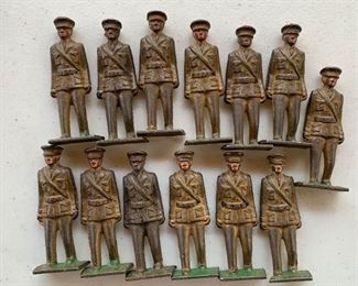 $50 for set - Vintage Lead Toy Soldiers, Set of 13