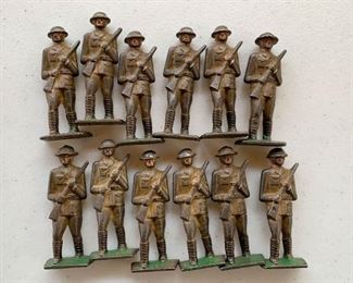 $50 for set - Vintage Lead Toy Soldiers, Set of 12