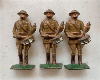 $12 for set - Vintage Lead Toy Soldiers, Set of 3