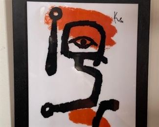 $60 - Paul Klee Artwork, Mounted Acrylic Tile -8.25" L x 10.25" H