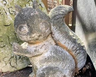$15 - Concrete Squirrel Statue