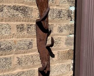 $36 for Lot - Lot of 3 Rusty Iron Hooks 