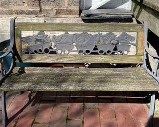 $35 - Mossy Children's Garden Bench