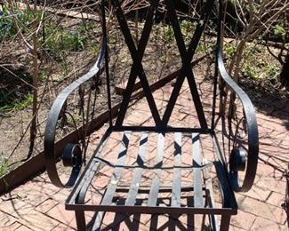 $35 - Metal Garden Bouncy Arm Chair