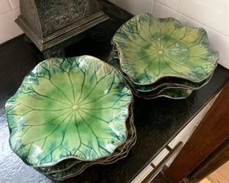 $40 for Set - Leaf Salad Plates - Set of 8 (from Arhaus)