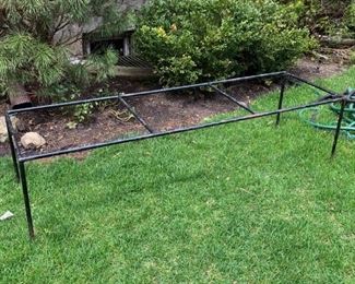 $15 - Metal Garden Table Base (needs glass)