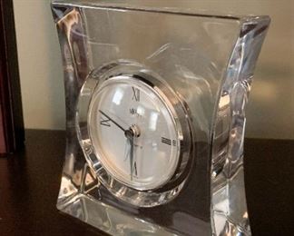 $10 - Mikasa Desk Clock - 5.25" H