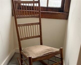 $60 - Antique Rocking Chair with Spindles