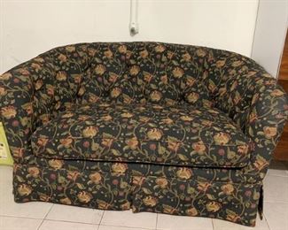 $40 - Floral Upholstered Loveseat / Sofa