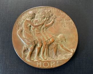 $25 - Vintage Medallion / Medal / Medallic Art (Hopi) - 2.75" Dia