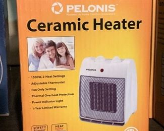 $20 each - Pelonis Ceramic Heater - New in Box - (there are 2 of these) - 1 is SOLD, 1 is available