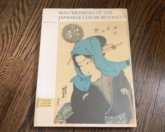 $20 - Book - Masterpieces of the Japanese Color Woodcut, Deluxe Limited Edition