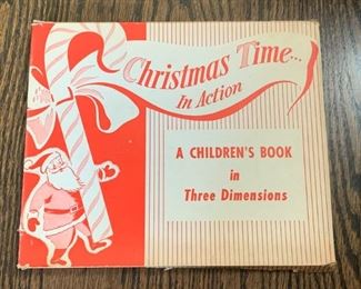 $30 - Children's Book - Christmas Time in Action, a Children's Book in Three Dimensions (this is the book's box)