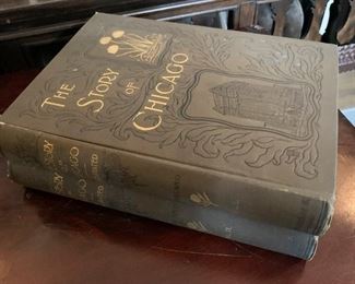$60 - Book Set - The Story of Chicago Joseph Kirkland, 1892 (2 Volumes)  There are 2 sets (1 set is SOLD, 2 set is still available)