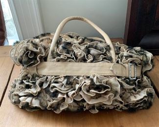 $40 - Ruffled Handbag / Purse
