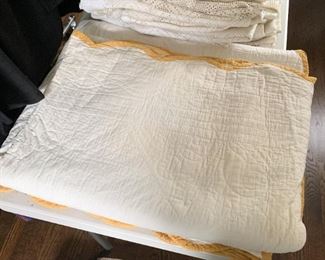 Bed Linens / Quilts- Not available for online purchase.  Please make an appointment.