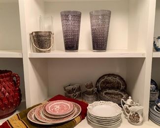 Vintage China, Glassware, etc. - Not available for online purchase.  Please make an appointment.
