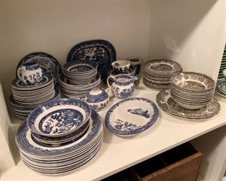 Blue Willow - Vintage China - Not available for online purchase.  Please make an appointment.