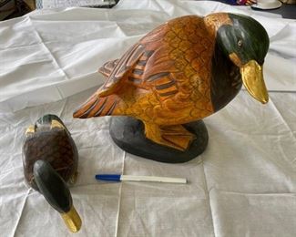 Item #16:   2 Wooden Ducks - Made in Indonesia      $20