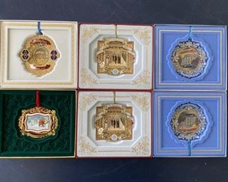 Item #20:   6 White House Christmas Ornaments       $50