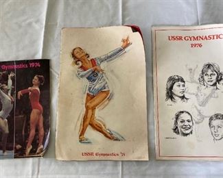 Item #64:   USSR Gymnastics Programs - 1970's      $20
