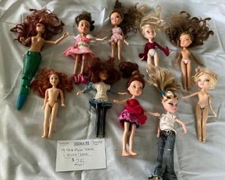 Item #92:   10 Dolls - 9 TM & MGA-1 Misc                  $25