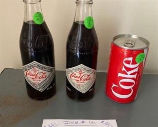 Item #141:   3 Coca Cola Items                                           $22
