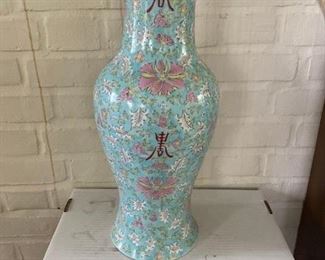 # 206		Oriental Vase - Japan	6" x 18"	     $42
