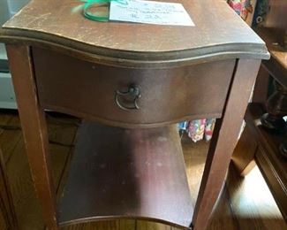 # 214	Small Side Table	14" x 24" x 24"	        $22
