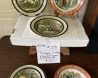 # 275	  5 Adams Plates - Pickwick, Richard III	            $25
