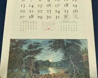 #354		1960's & 1970"s Calendars		Currier & 
                                 Ives & Others - 10pc	                           $35
