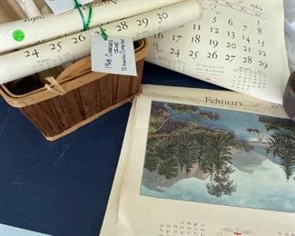 #354	1960's & 1970"s Calendars		Currier & Ives & 
                                         Others - 10pc	                                 $35
 