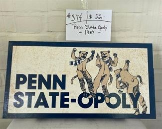 # 	374-B		Penn State Opoly Game			$22
