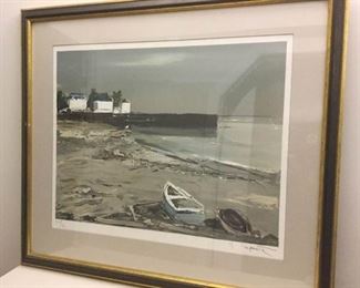 LaPorte signed lithograph ''Barfleur'' https://ctbids.com/#!/description/share/387130