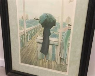 Signed Lassijneuil (?) pastel artwork https://ctbids.com/#!/description/share/387131