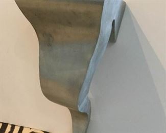 Sculptural Metal shelf https://ctbids.com/#!/description/share/386916