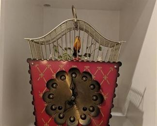 1950s German Schmeckenbechon Clock, Cuckoo clock, Vintage Cuckoo Clock, Rare Cuckoo Clock