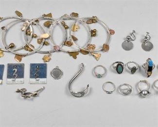 Lot of Mixed Sterling Jewelry Jensen Styles Norway