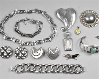 Lot of Mixed Sterling Jewelry Zina Mexico