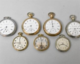 Antique Pocket Watches Hamilton Solar Washington Elgin