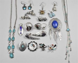 Sterling Silver Native American Jewelry