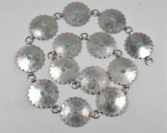 Nickel Belt 36" Flower Link Design