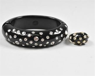 KJL Vintage 60's Kenneth Jay Lane Bracelet and Ring