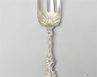 Sterling Gorham-Whiting Meat Fork Lily Pattern