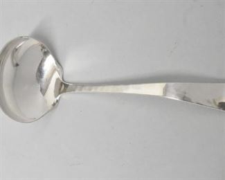 Lebolt Sterling Ladle 6" Hammered Finish