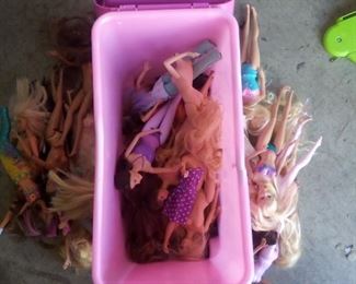 Lot of Barbies $10