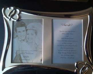 Lenox silver wedding frame (original price $43) $15 (have box)