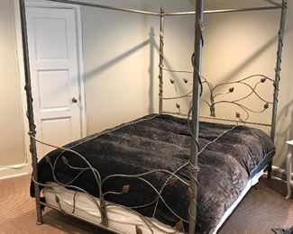 4 Poster Bed, 82” H,  61” W 88”W, Queen 
