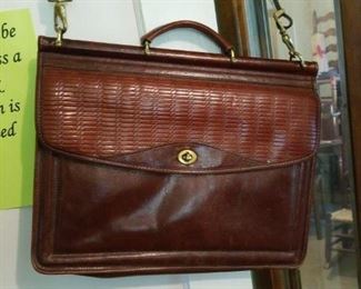 Vintage leather satchel